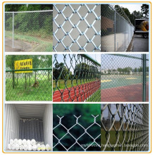 Galvanized/PVC Coated Chain Link Fence (Factory)